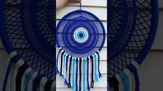 Evil eye Dream catcher ideas elinacrocheter handmadeprojects diy [upl. by Salangi]