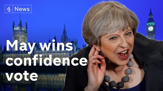 May wins confidence vote  what next for Brexit [upl. by Alilak]