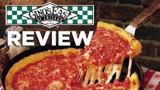 Video ReviewGinos East of Chicago Deep Dish Pizza [upl. by Gelhar]