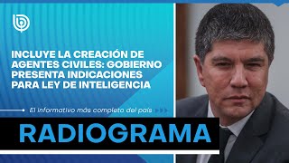 Incluye la creación de agentes civiles Gobierno presenta indicaciones para Ley de Inteligencia [upl. by Margreta]