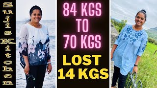 How I Lost 14 kgs in 3 months My Weightloss JourneyWhat I eat in a day in my Weightloss journey [upl. by Sung]