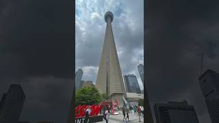 🇨🇦 CN Tower  Toronto ON Canada Elevator amp Inside 🍁 [upl. by Notnek265]