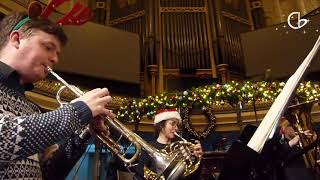 Christmas Crackers  A Miniature Concert by Chapel Brass [upl. by Anirtep]