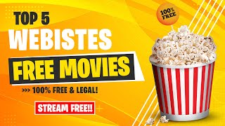 Top 5 BEST FREE MOVIE WEBSITES to watch online 2023 Update [upl. by Bezanson843]