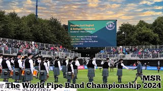 Boghall amp Bathgate Caledonia PB  Grade 1 MSR  World Pipe Band Championship 2024 [upl. by Asp824]