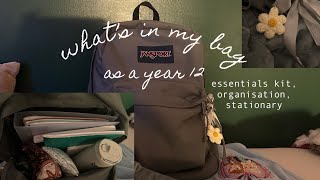 what’s in my bag  sixth former edition 🪼 [upl. by Grosz]