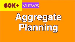 Aggregate Planning [upl. by Cristy]