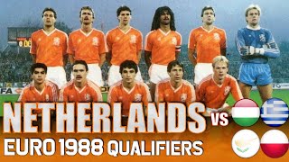 NETHERLANDS Euro 1988 Qualification All Matches Highlights  Road to West Germany [upl. by Holt]