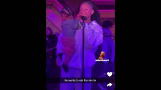 Halo Loves The Mic Halle Bailey Is Singing Into ♥️ [upl. by Kciredorb591]