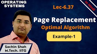 L637 Optimal Page replacement  Calculate page fault in Optimal replacement [upl. by Estrellita]