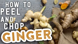 How to Peel and Chop Ginger  MyRecipes [upl. by Larissa872]