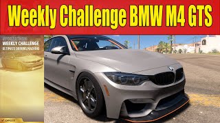 Forza Horizon 5 Weekly Challenge BMW M4 GTS Hard Charger Skill Ladera Speed Zone [upl. by Ahsuatan]