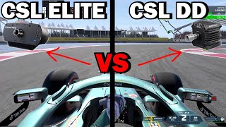 WORTH UPGRADING  Fanatec CSL DD vs Fanatec CSL Elite [upl. by Idnam225]