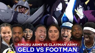 Rimuru Army vs Clayman Army  Tensura 2 Ep 19 Reaction Highlights [upl. by Maxy124]