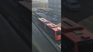 shorts bus TCR 722 vertrekt als treinvervangende bus van station Haarlem Spaarnwoude [upl. by Einahpit582]