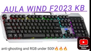 Aula F2023 KB unboxing and review  Hindi dub [upl. by Vish516]