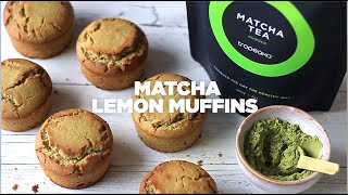 Matcha Lemon Muffins [upl. by Ellon]