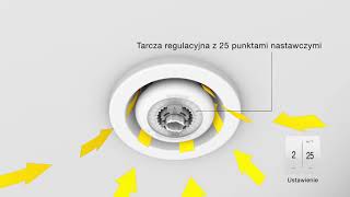 Anemostat wywiewny Zehnder ComfoValve Luna E125 [upl. by Wiburg]