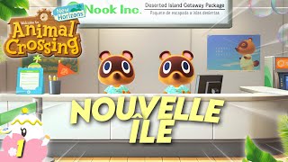 MA TOUTE NOUVELLE ÎLE C’EST PARTI ✈️ ANIMAL CROSSING HORIZONS 1 [upl. by Clemmy]