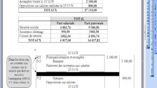 114 Avances et saisies arrêts sur salaires [upl. by Ellehsal600]