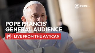 LIVE from the Vatican  General Audience with Pope Francis  January 11th 2023 [upl. by Aynad]