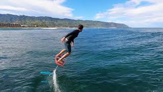 Hydrofoil Surf Heaven in Hawaii [upl. by Kern345]