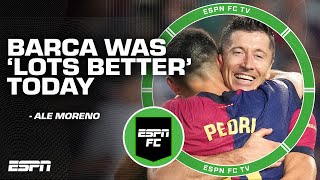 Barcelona was not outstanding not excellent but LOTS BETTER vs Athletic Club  Moreno  ESPN FC [upl. by Sandeep]