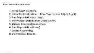 Oracle Fusion Fixed Assets  Asset Reclassification Lec07 اوراكل فيوجن  إعادة تصنيف الاصل [upl. by Dora]