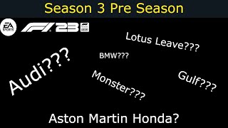 What Has Changed For Season Three F1 23 Season 3 Pre Season [upl. by Ainavi]