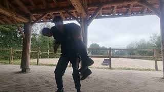 fireman lift carry with a friend who weights 55kg [upl. by Elmajian]