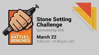 Battle of the Benches® 2024 – LIVE Stone Setting Competition [upl. by Ahsim805]