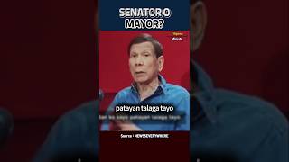 SENATOR O MAYOR Duterte PHVote election [upl. by Hennessey523]