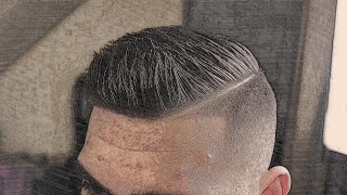 Basic Comb Over  Hard Part Simple To Follow Steps Haircut Tutorial HD [upl. by Virginia]