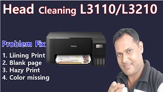 How To Clean Printer Head Epson L3110 L3210  Epson Printer Head Cleaning Kaise kare [upl. by Suoiluj600]