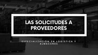 LAS SOLICITUDES A PROVEEDORES RFI RFP RFQ [upl. by Locke591]