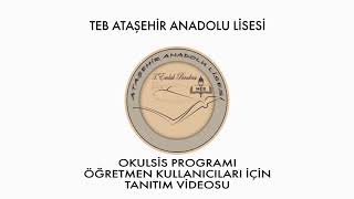 TEB ATAŞEHİR ANADOLU LİSESİ Okulsis Tanıtım Videosu [upl. by Shapiro621]