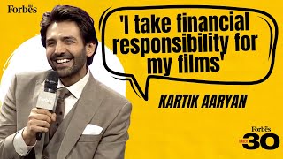 I take financial responsibility for my films Kartik Aaryan  Forbes India Under 30 [upl. by Venus]