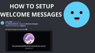 How to Make Welcome Messages on Discord with Mee6 Bot  StepbyStep Tutorial 2023 [upl. by Coletta878]