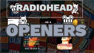 Every Single Radiohead OPENING Track Ranked [upl. by Esirehs]