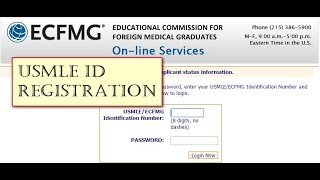 USMLE ID registration [upl. by Jobie]