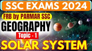 GEOGRAPHY FOR SSC  SOLAR SYSTEM  PARMAR SSC [upl. by Adan]