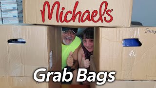 Unboxing Some Grab Bags From MICHAELS  September 12th 2022  5 Boxes From My Dads Store [upl. by Yecram]