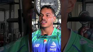 🏉Baselala never thought of playing for a Fijian team in Super Rugby while growing up [upl. by Aroel]