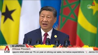 Chinas Xi pledges 50b in financing for Africa over next three years [upl. by Holli828]