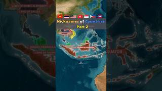 Nicknames of Countries  Part 2 shorts geography world explore nicknames country didyouknow [upl. by Wartow]