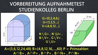 Aufnahmeprüfung Studienkolleg Ergänzung siehe Videobeschreibung [upl. by Hebrew11]