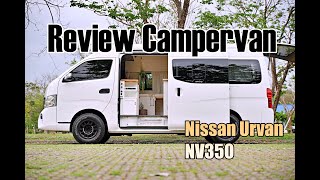 Review Campervan  Nissan Urvan NV350 [upl. by Annagroeg]