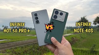 JANGAN SALAH PILIH Infinix Hot 50 Pro Plus vs Infinix Note 40s  Cuma Beda 100 Ribuan [upl. by Santos]