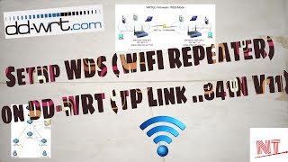 Easiest way to Setup WDS WIFI REPEATER  on DDWRT Router [upl. by Eiramlehcar184]