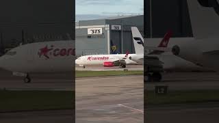 Corendon 737 At Manchester Airport [upl. by Kenlay]